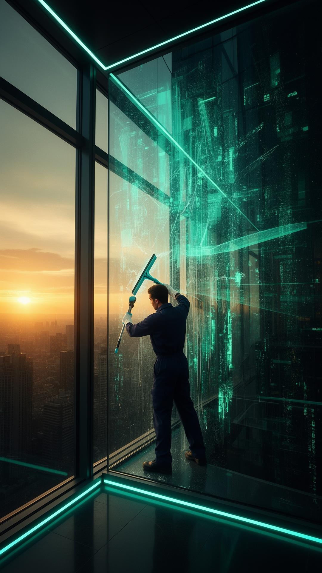 Professionelle Fensterreinigung